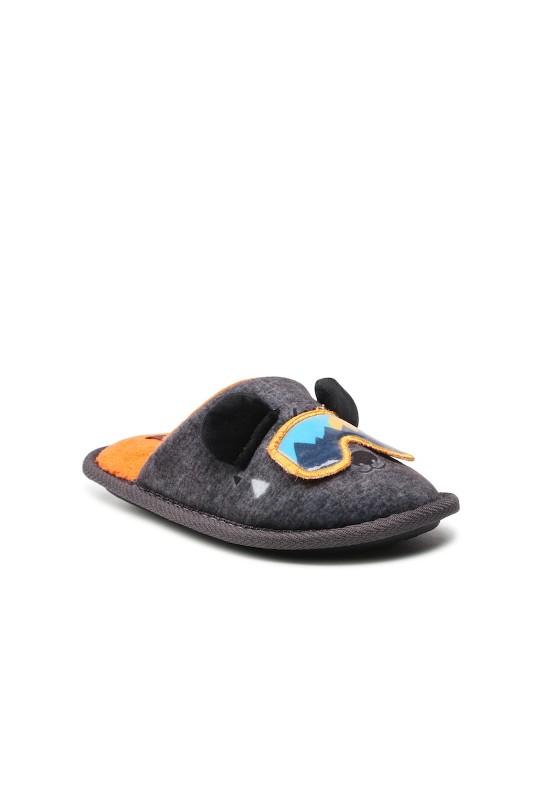 Papuci baieti - 5903698938752 - Gri - Textil -