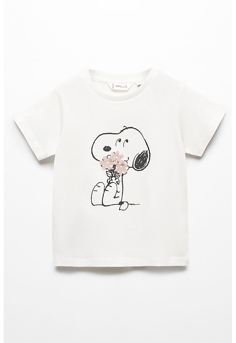 Tricou de bumbac cu imprimeu Snoopy