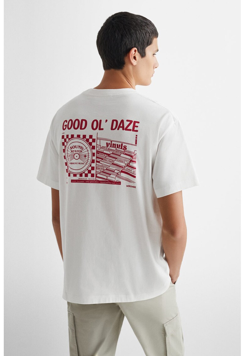 Tricou de bumbac cu imprimeu grafic Sanfran