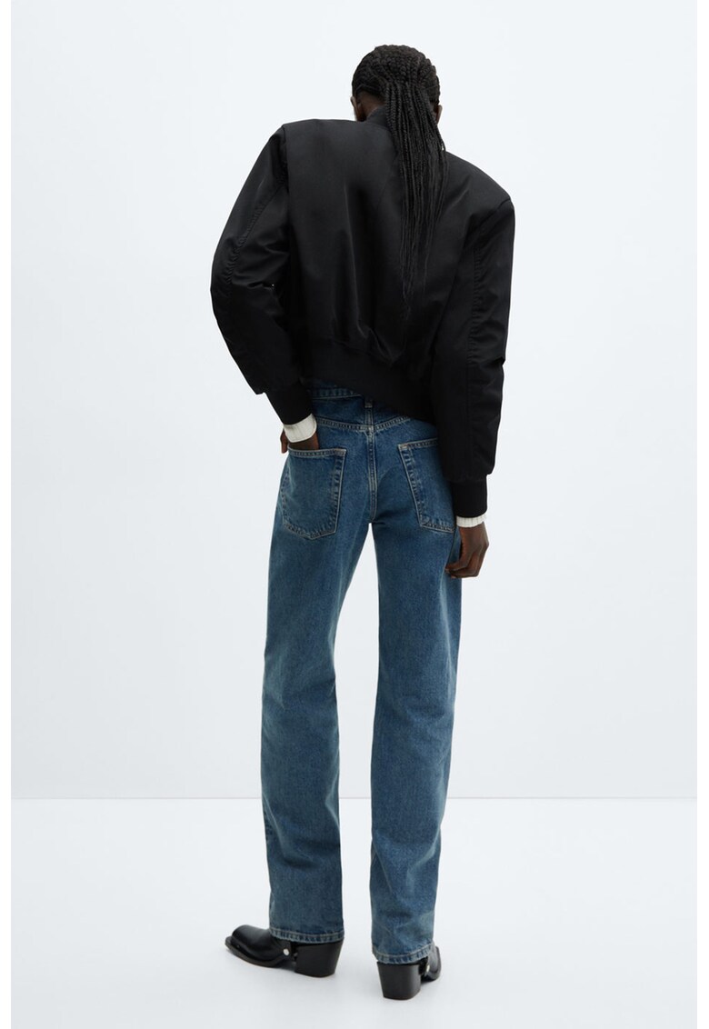 Jacheta bomber supradimensionata cu buzunare oblice Crush