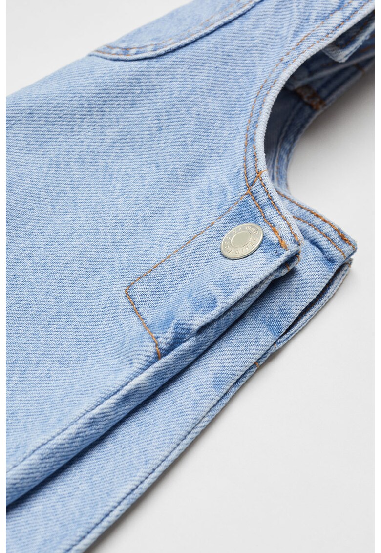 Sarafan din denim Ruffi