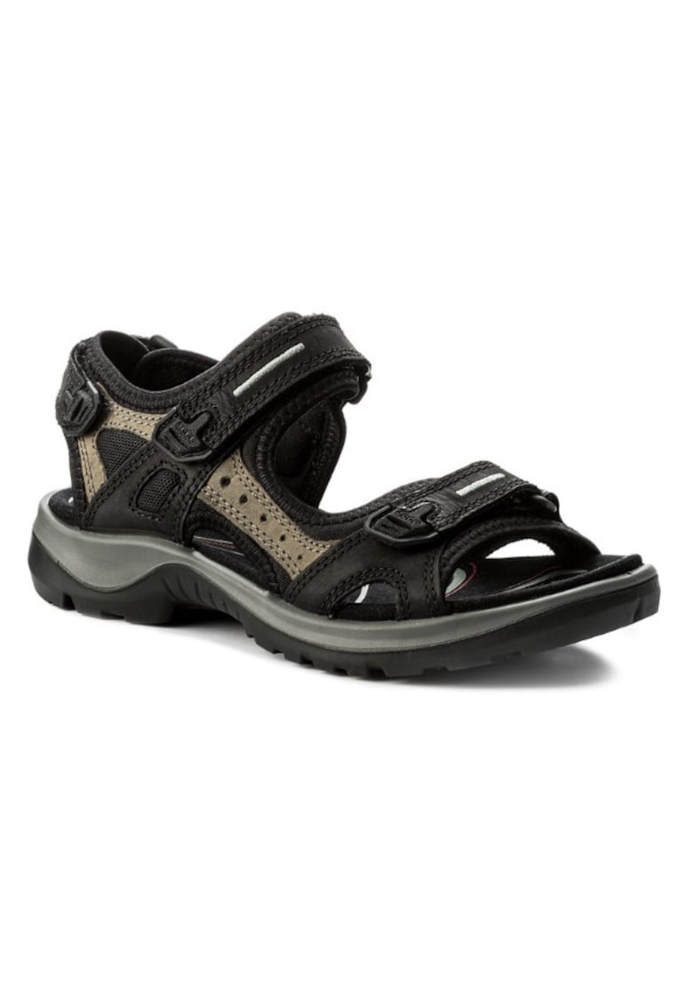 Sandale dama - 54098510 - Negru - Piele naturala/Piele nabuc -