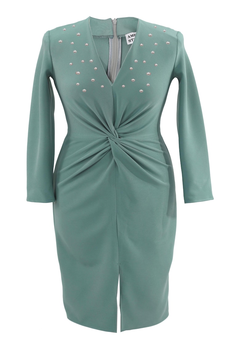 Rochie pe corp cu perle JADE - Vernil