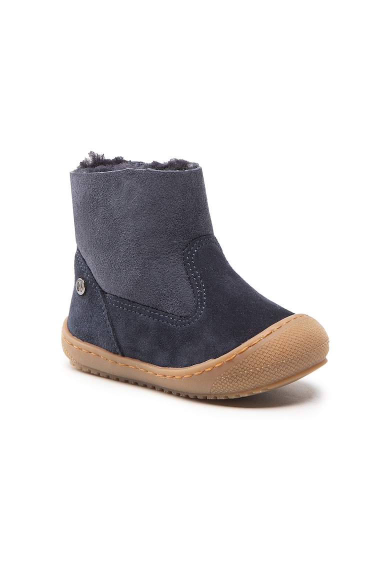 Ghete baieti -  301385974 - Albastru - Piele naturala/Piele intoarsa -