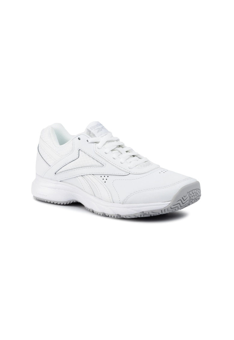 Pantofi sport cu garnituri din plasa Work Cushion 4.0 - Alb