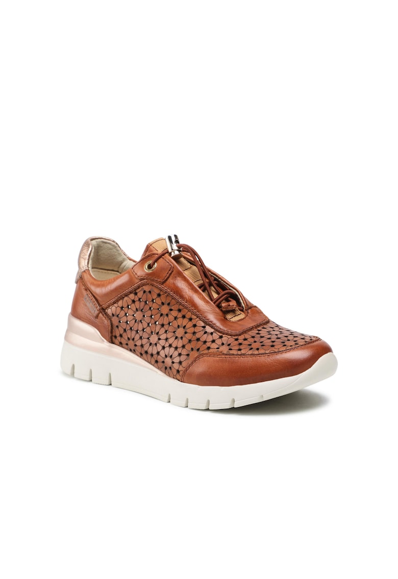 Pantofi sport dama - 209892529 - Maro - Piele naturala - Maro
