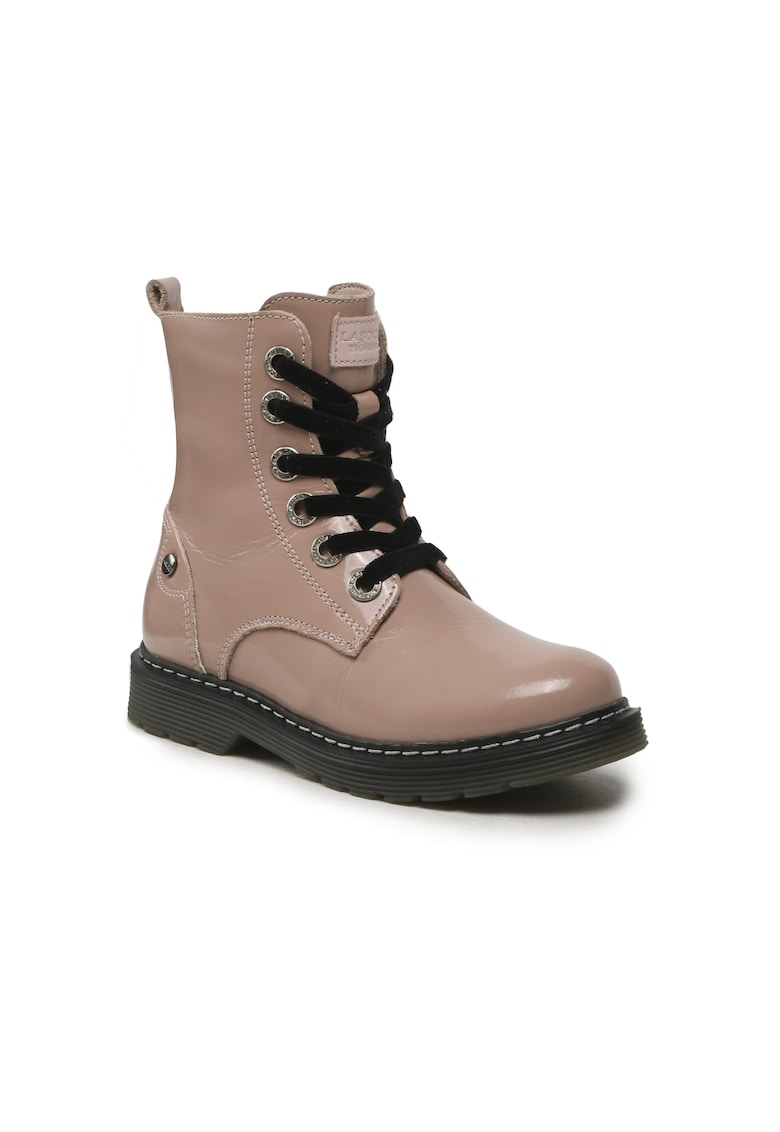 Ghete fete -  5903698934600 - Roz - Piele lacuita Ghete fete -  5903698934600 - Roz - Piele lacuita