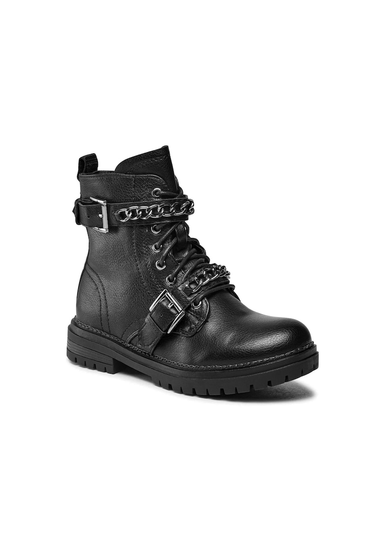 DeeZee Ghete fete - 5904248041656 - Negru - Piele ecologica - Negru