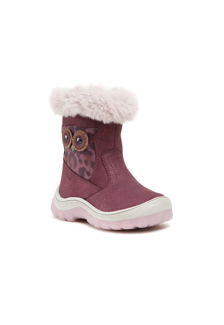 Ghete fete - 5904862380919 - Lila - Piele naturala/Piele nabuc -