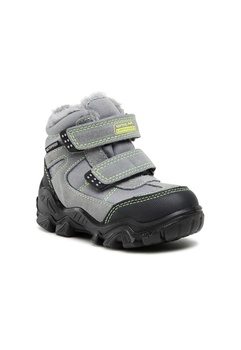 Cizme baieti - 5904862415796 - Gri - Piele naturala/Piele intoarsa - Gri