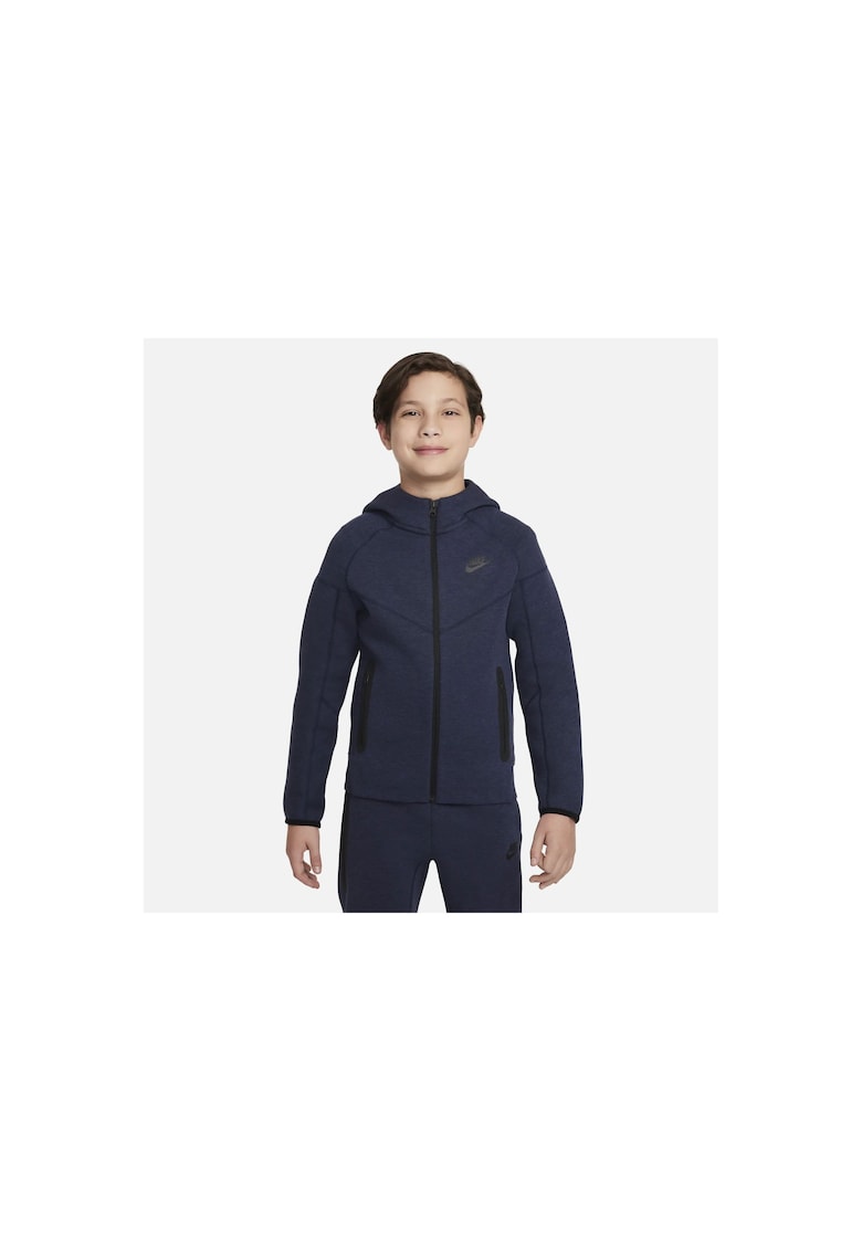 Hanorac cu maneci raglan Tech - Albastru inchis