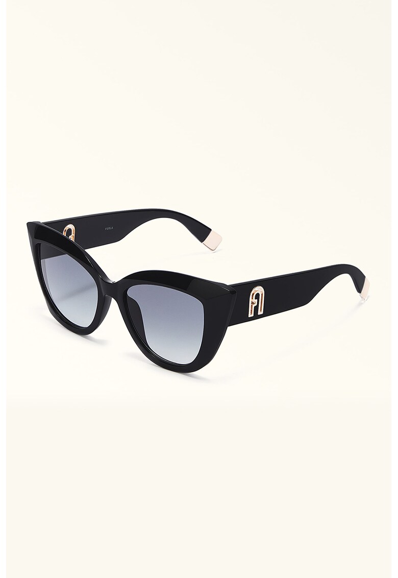 Ochelari de soare cat-eye cu lentile in degrade