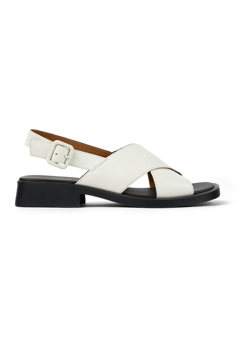 Sandale slingback de piele Dana – Alb optic – Camper Sandale slingback de piele Dana – Alb optic – Camper