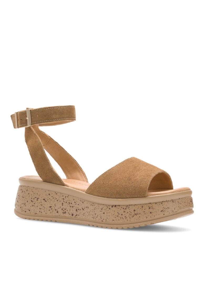 Sandale dama - 5904862824772 - Maro - Piele naturala/Piele intoarsa