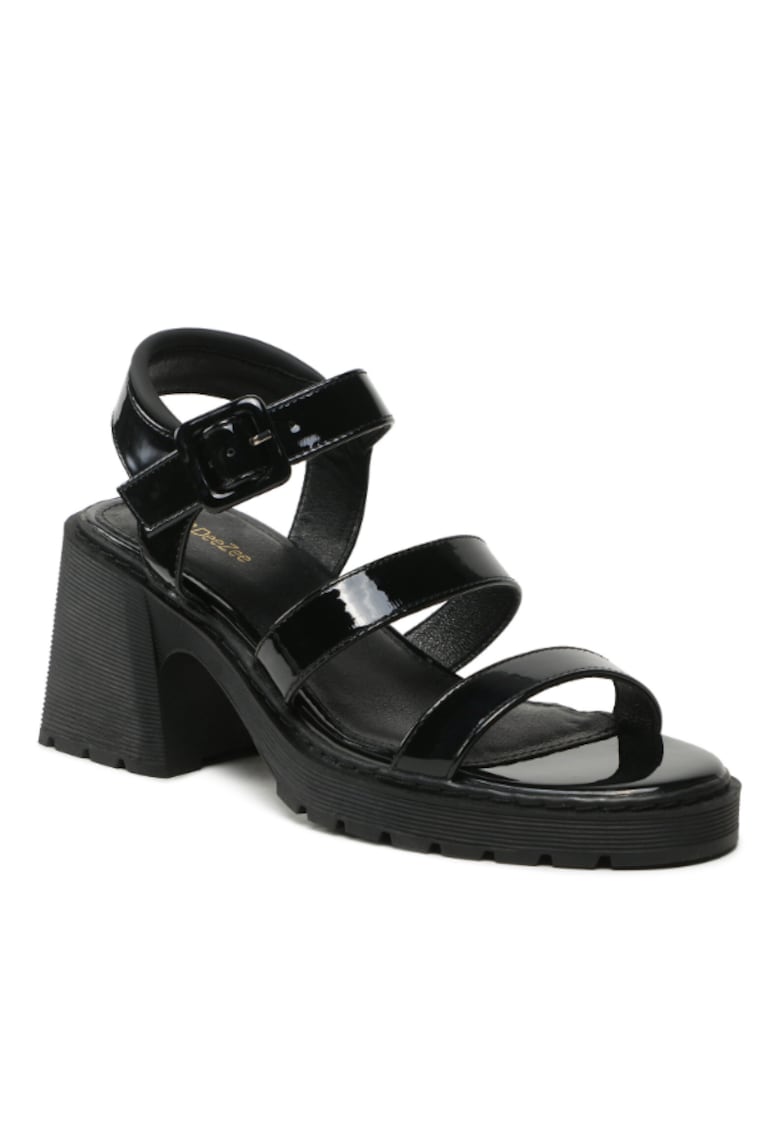 Sandale dama - 302901845 - Negru - Piele ecologica Sandale dama - 302901845 - Negru - Piele ecologica