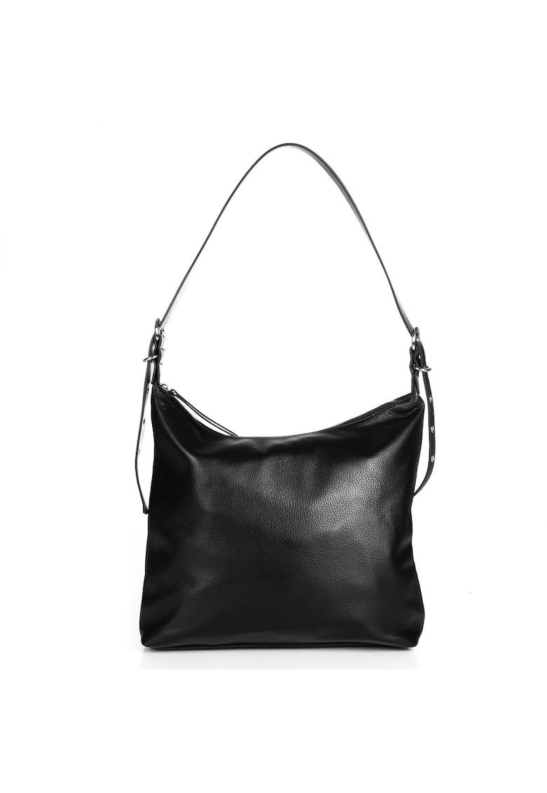 Poseta casual - dama -  2067 - negru - piele naturala