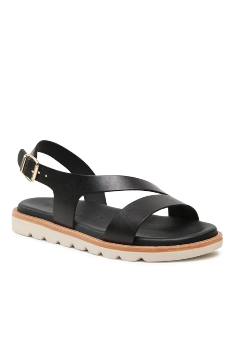 Sandale dama - 302089147 - Negru - Piele naturala -