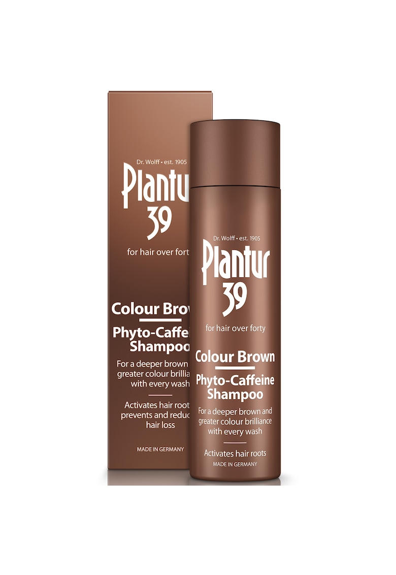 Sampon colorant cu cafeina pentru par saten - 39 Color Brown - 250ml