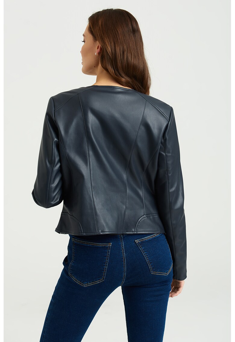 Jacheta biker de piele ecologica