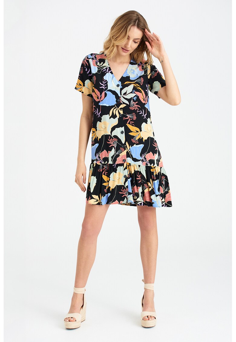 Rochie mini cu model floral