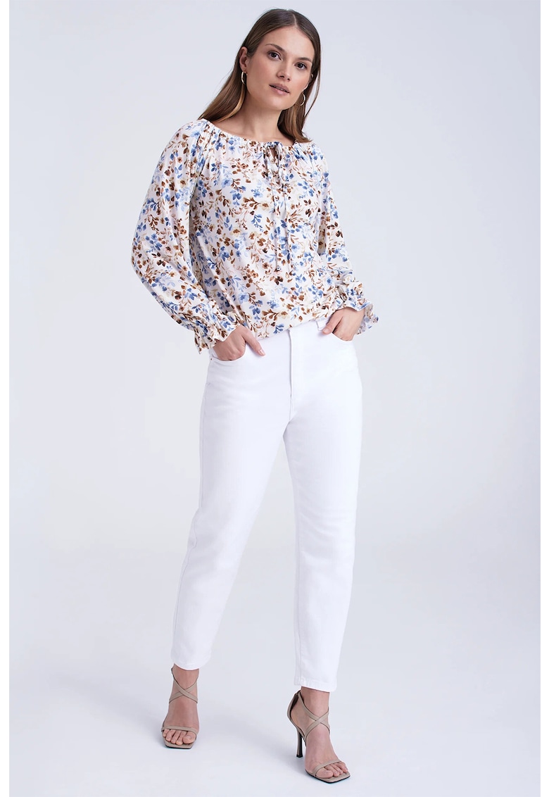 Bluza cu imprimeu floral - 1