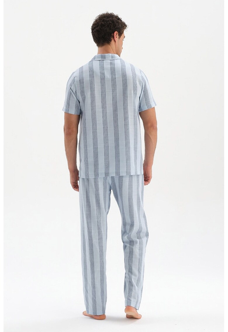 Pantaloni de pijama cu model in dungi