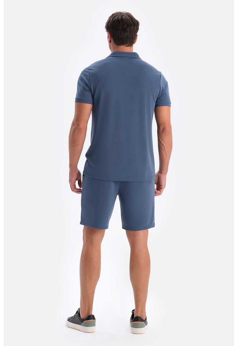Tricou polo din amestec de modal