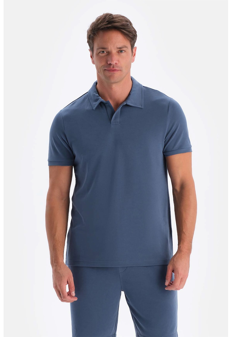 Tricou polo din amestec de modal