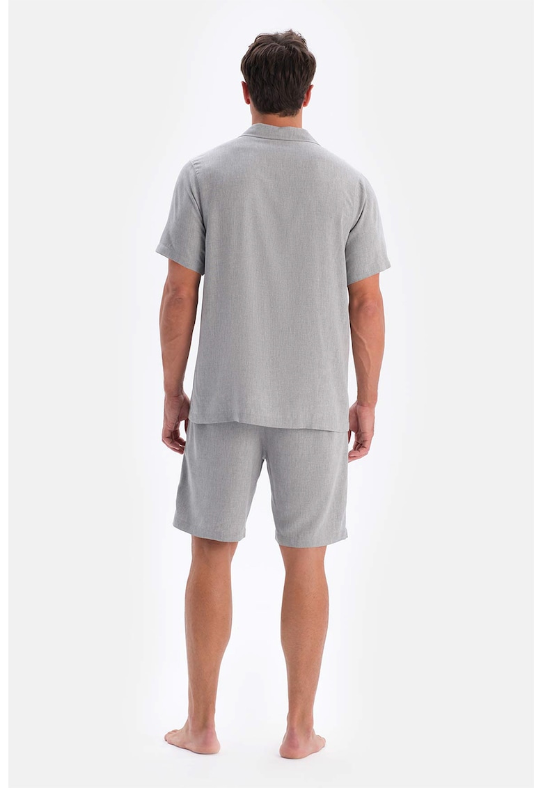 Pantaloni scurti de pijama cu buzunare laterale