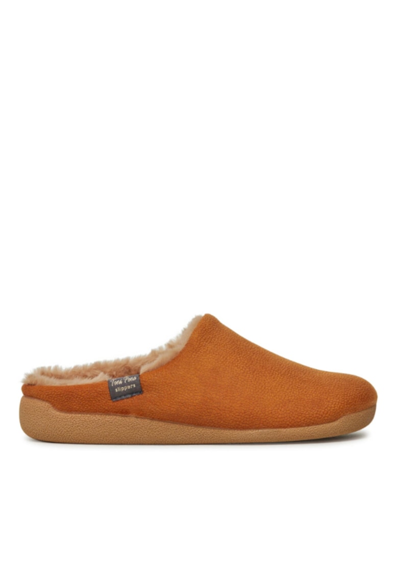 Papuci dama - 303200879 - Bej - Textil