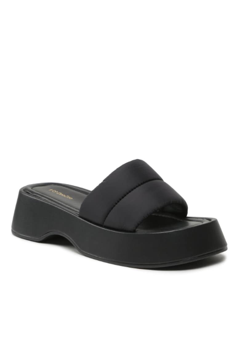 Papuci dama - 302901944 - Negru - Textil