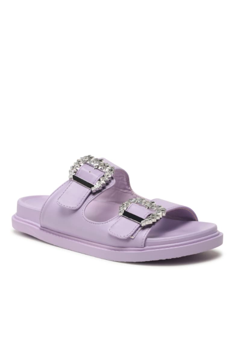 Papuci dama - 302872312 - Lila - Piele ecologica