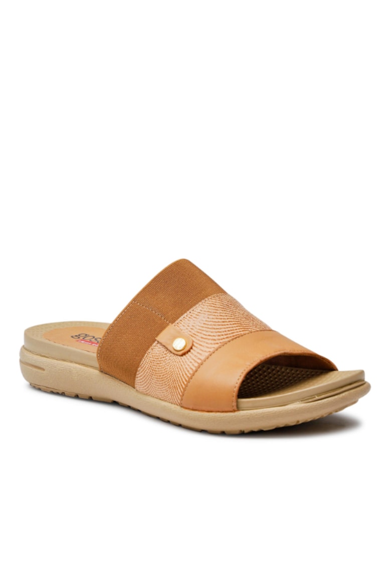 Papuci dama - 5904248649746 - Bej - Piele naturala -