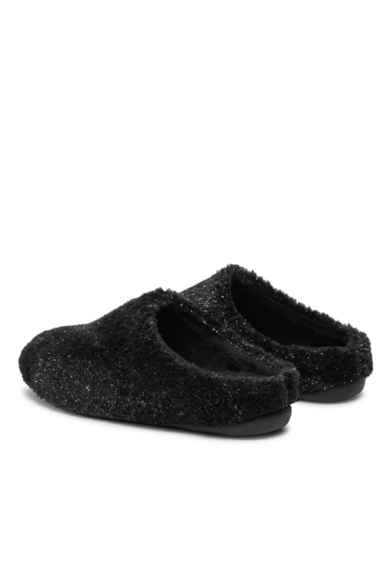Papuci dama - 303200626 - Negru - Textil
