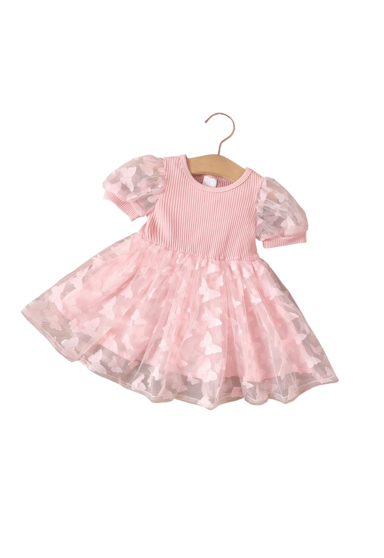 Rochita Roz Fetite Cu Fluturasi Moly