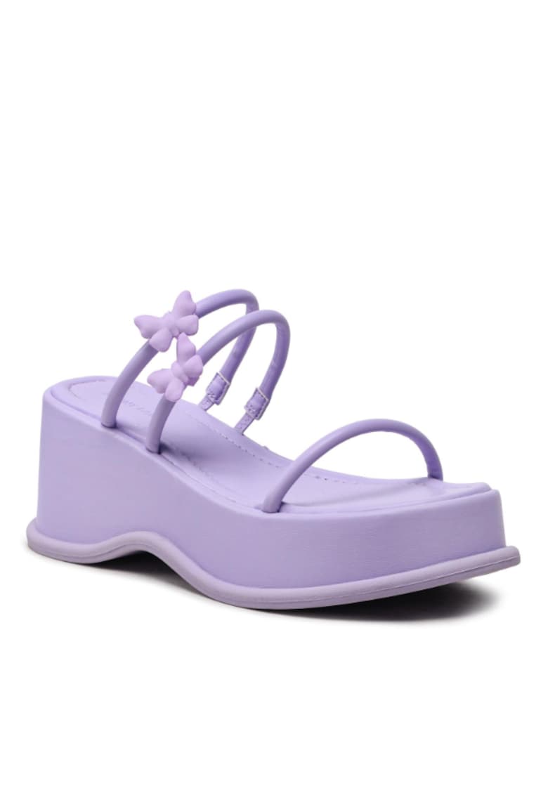 Papuci dama - 5904862776835 - Lila - Piele ecologica -