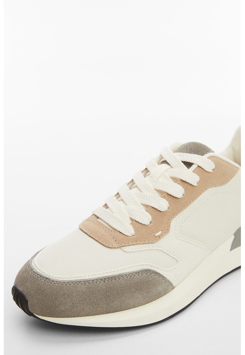 Pantofi sport cu garnituri de piele intoarsa Rule
