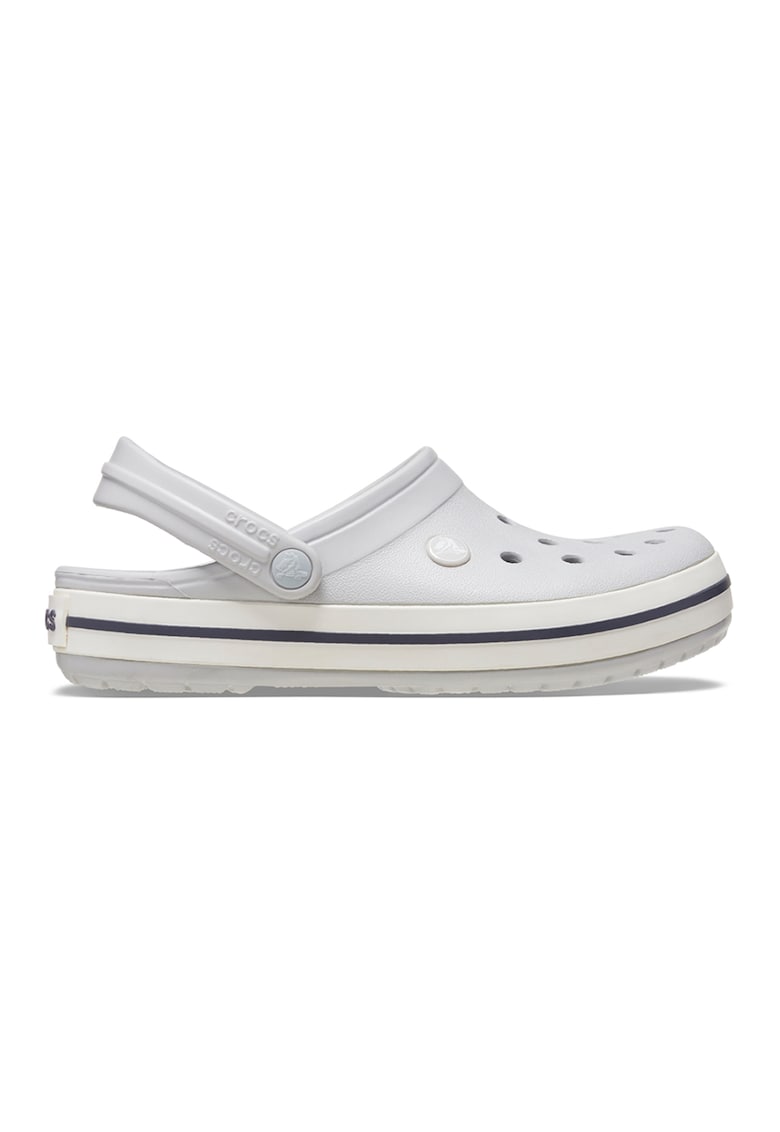 Saboti slingback unisex relaxed fit Crocband234 - Alb murdar