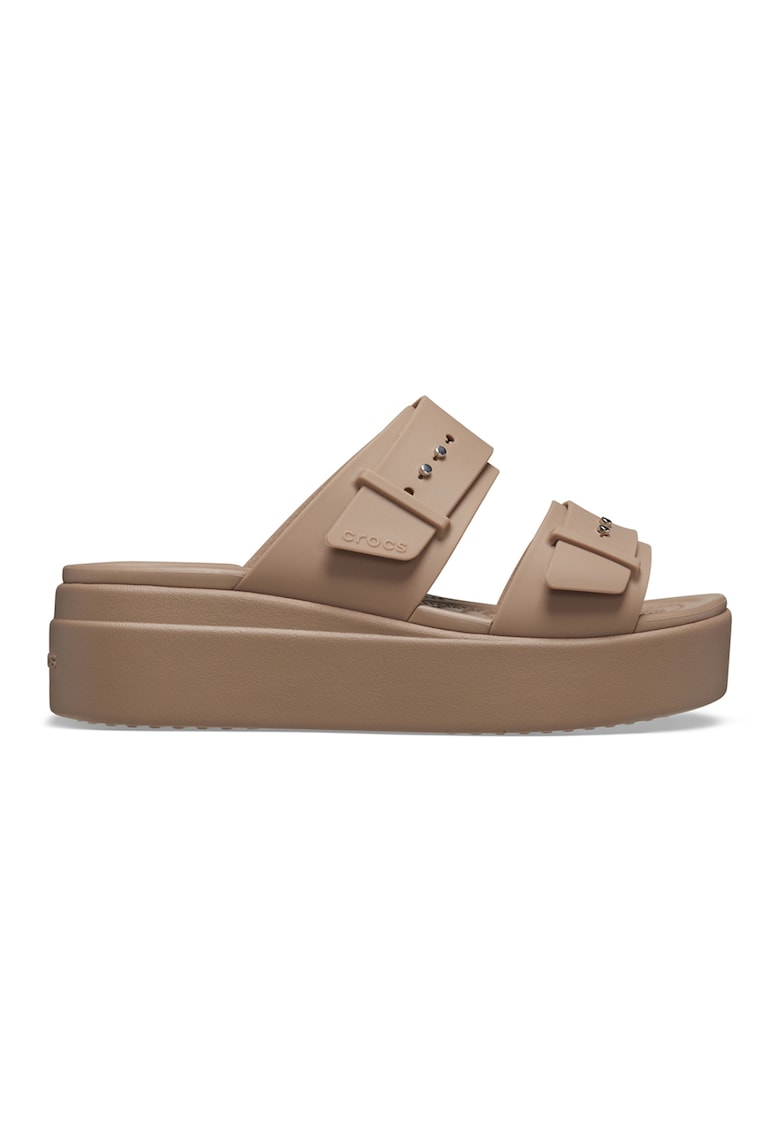 Papuci wedge de cauciuc Brooklyn