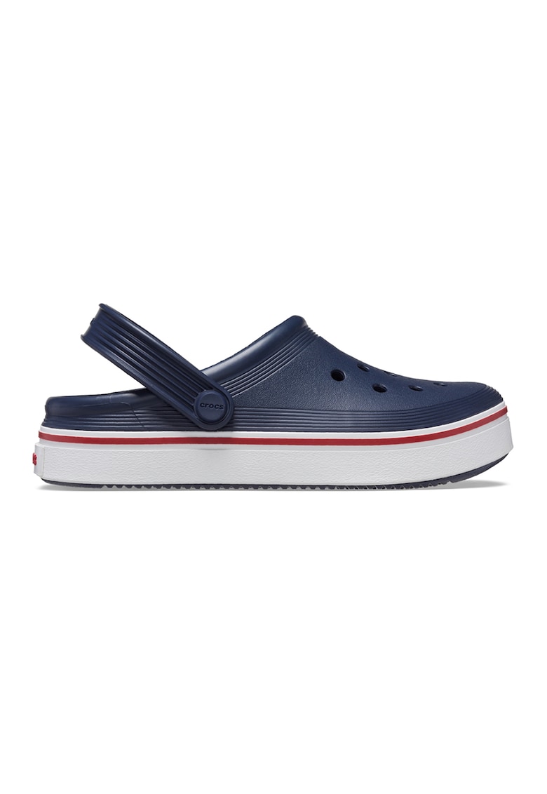 Saboti slingback cu perforatii Off Court - Albastru ultramarin
