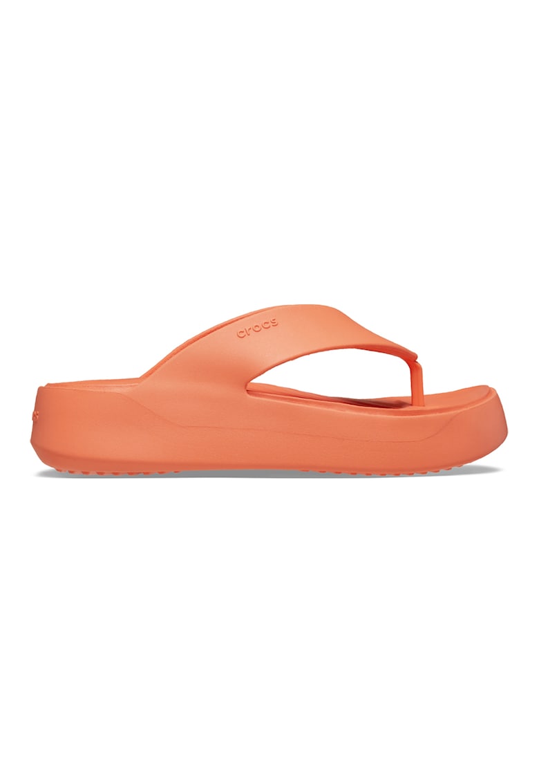 Papuci flip-flop cu talpa wegde