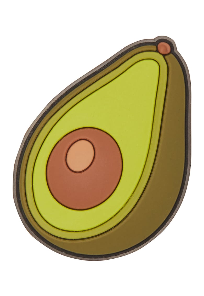 Talisman avocado - pentru saboti Jibbitz - Verde/Maro