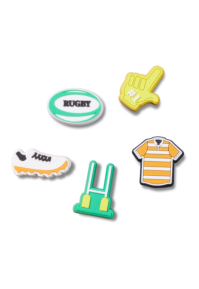 Set de talismane de cauciuc pentru saboti Jibbitz - 5 piese