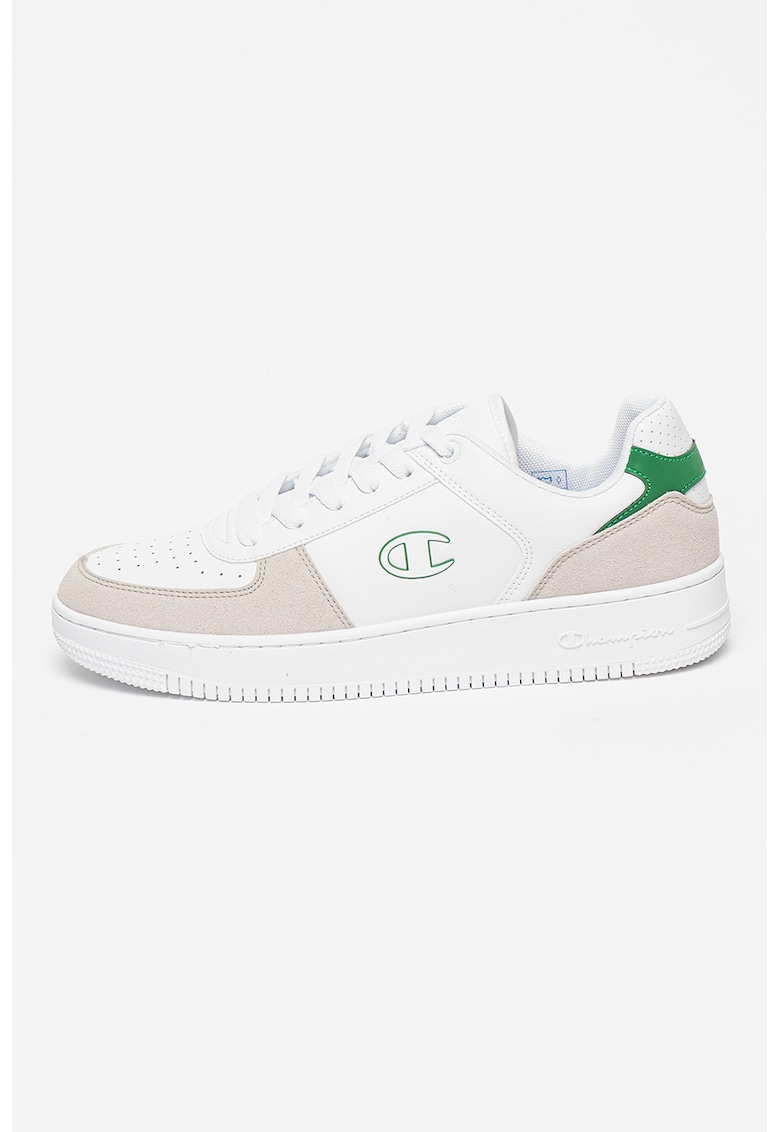 Pantofi sport din piele ecologica cu logo