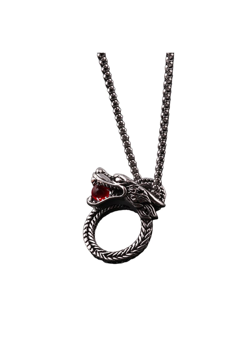 Lant cu pandantiv dragon - model creaturi mitologice - tematica orb of power - unisex - EFAYN