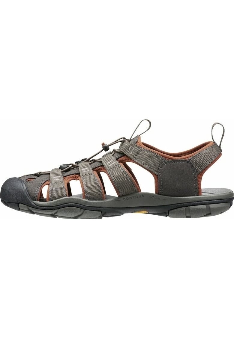 Sandale barbati - Plastic - Kaki - Poliester -
