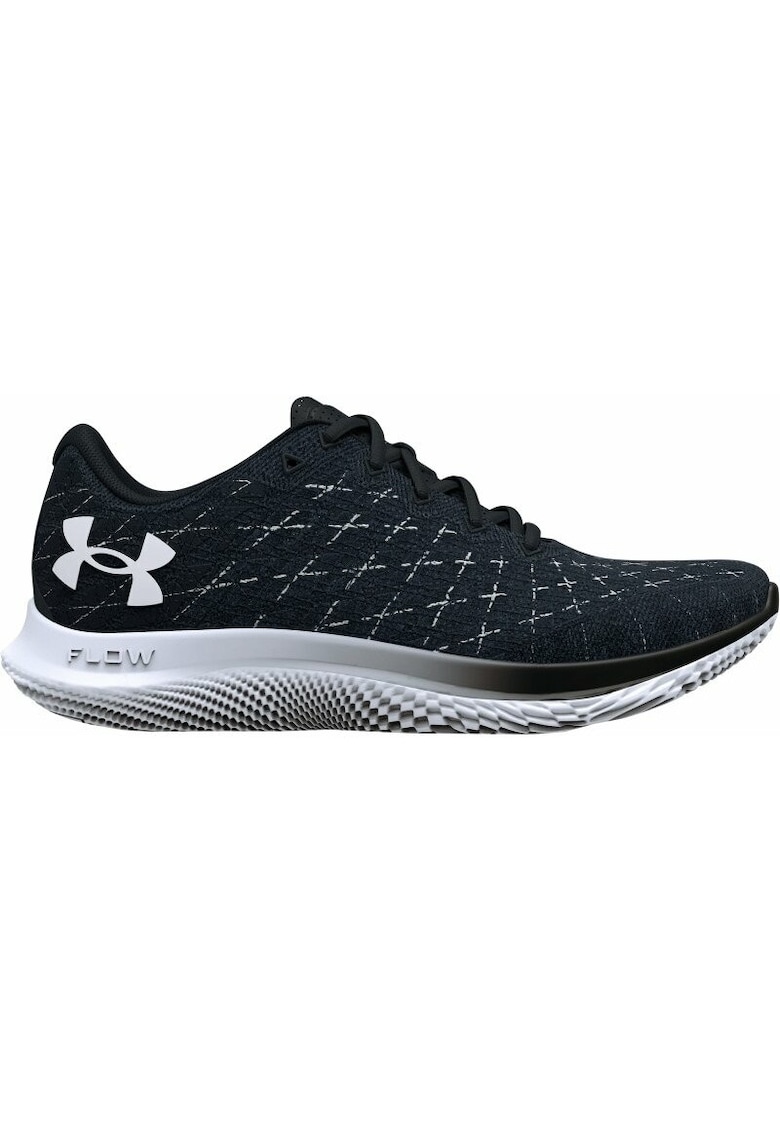 Pantofi sport dama - Textil/Cauciuc - Negru/Alb -