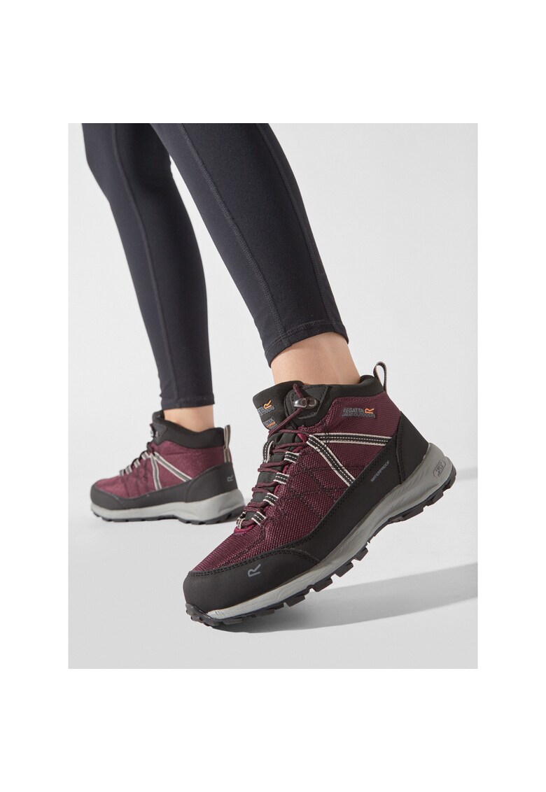 Ghete trekking dama - 300785911 - Lila - Textil