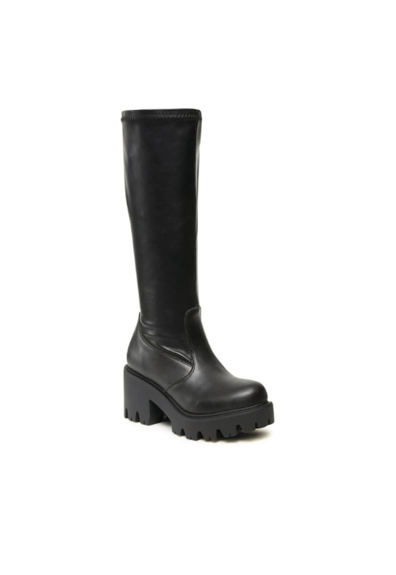 Cizme dama - 301100454 - Negru - Piele ecologica - Negru
