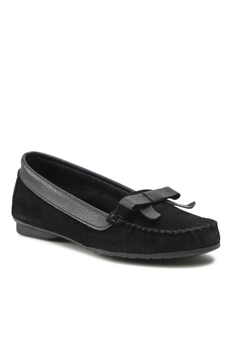 Mocasini dama 300316962 - Piele intoarsa - Negru Mocasini dama 300316962 - Piele intoarsa - Negru